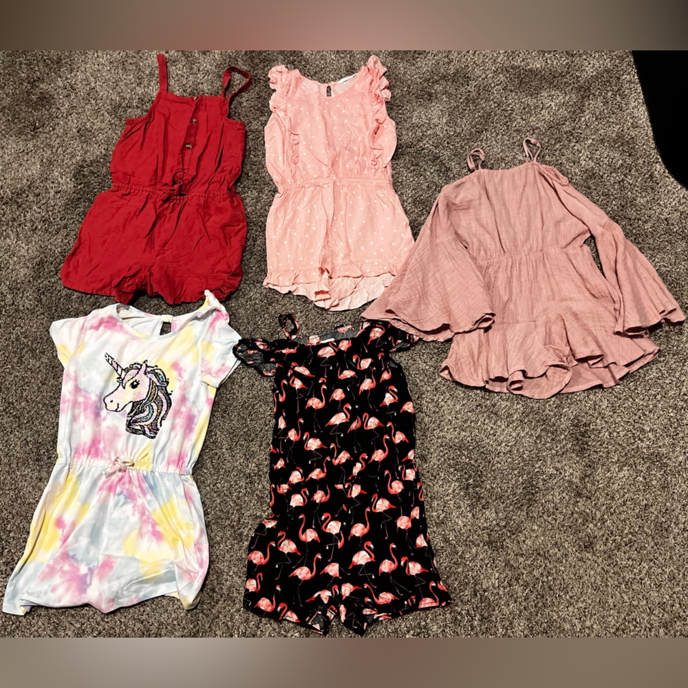 Girls Sz 10/12 Rompers
